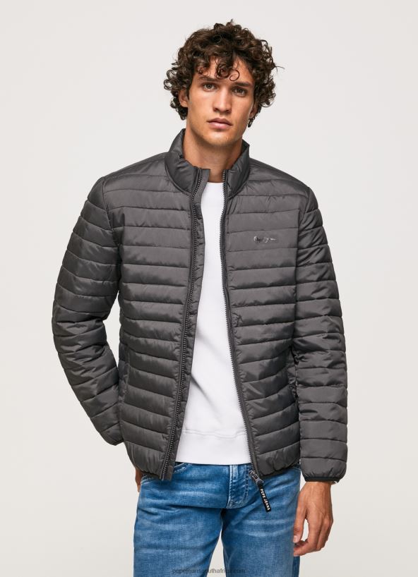 washed_black_padded_down_jacket_pepe_jeans_l20f2f839_men.jpg Washed Black Padded Down Jacket Pepe Jeans L20F2F839 Men - Image 1