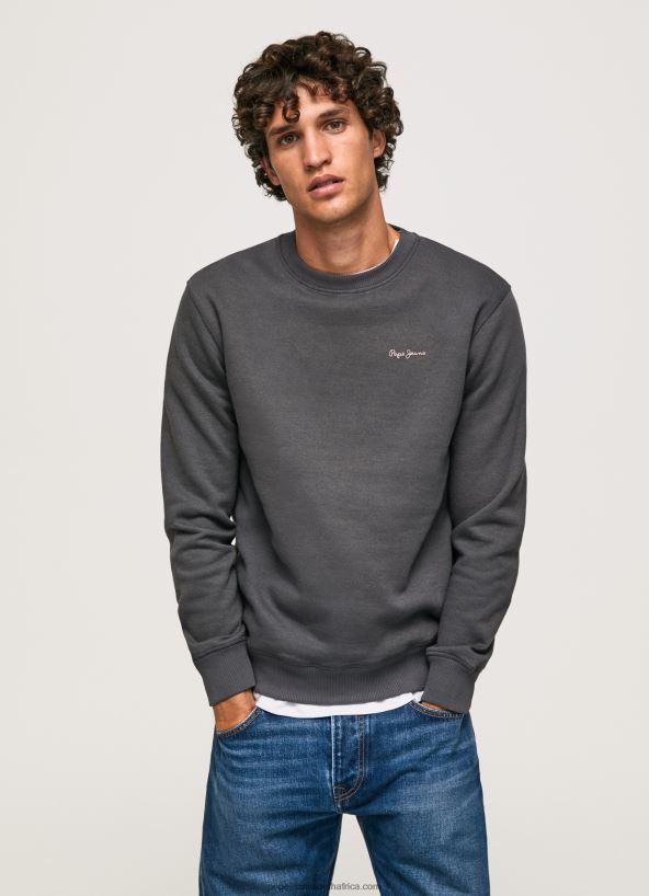 washed_black_photo_print_jumper_pepe_jeans_l20f2f885_men.jpg Washed Black Photo Print Jumper Pepe Jeans L20F2F885 Men - Image 1