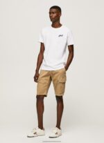 White 1973 Logo Cotton T-Shirt Pepe Jeans L20F2F950 Men - Image 2