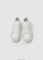 White Adams Basic Leather Sneakers Pepe Jeans L20F2F585 Women - Image 2
