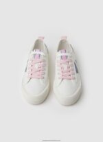 White Allen Flag Vulcanized Sneakers Pepe Jeans L20F2F620 Women - Image 2