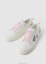 White Allen Flag Vulcanized Sneakers Pepe Jeans L20F2F620 Women - Image 3