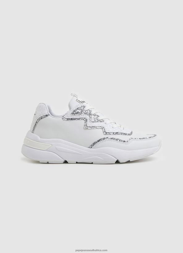 white_arrow_marlow_combined_sneakers_pepe_jeans_l20f2f600_women.jpg White Arrow Marlow Combined Sneakers Pepe Jeans L20F2F600 Women - Image 1