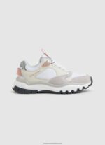 White Banksy Plain Combined Sneakers Pepe Jeans L20F2F581 Women