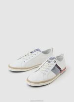 White Blucher Canvas Sneakers Pepe Jeans L20F2F1216 Men - Image 3