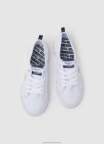 White Brady Basic Sneakers Pepe Jeans L20F2F1560 Boy - Image 2