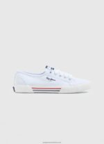 White Brady Basic Sneakers Pepe Jeans L20F2F636 Women