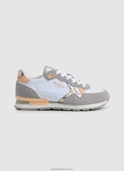 White Brit Heritage Combined Sneakers Pepe Jeans L20F2F615 Women