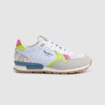 White Brit Neon Combined Sneakers Pepe Jeans L20F2F1316 Girl