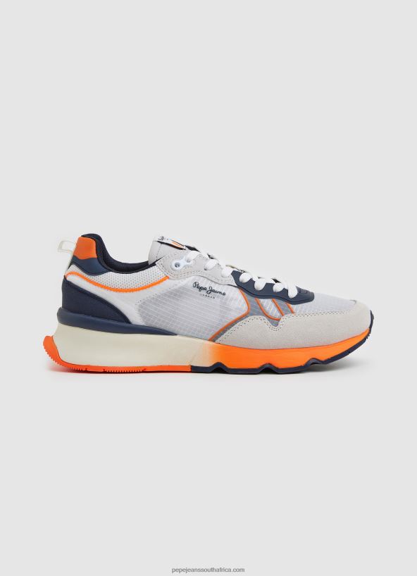 white_brit_pro_neon_combined_sneakers_pepe_jeans_l20f2f1221_men.jpg White Brit Pro Neon Combined Sneakers Pepe Jeans L20F2F1221 Men - Image 1