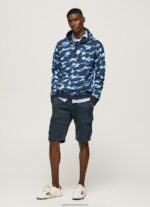 White Camouflage Printed Jumper Pepe Jeans L20F2F879 Men - Image 2
