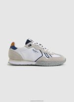White Combined Retro Sneakers Pepe Jeans L20F2F1231 Men