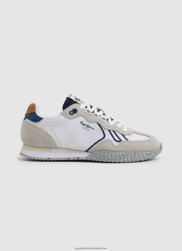 white_combined_retro_sneakers_pepe_jeans_l20f2f1231_men.jpg White Combined Retro Sneakers Pepe Jeans L20F2F1231 Men - Image 1