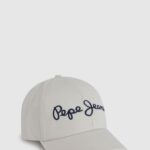 White Embroidered Logo Basic Cap Pepe Jeans L20F2F782 Women