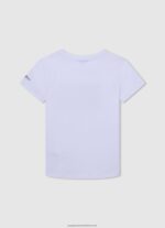 White Flag And Logo T-Shirt Pepe Jeans L20F2F1609 Boy - Image 4