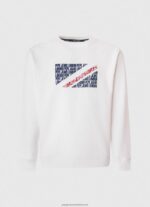 White Flag Logo Jumper Pepe Jeans L20F2F899 Men - Image 5