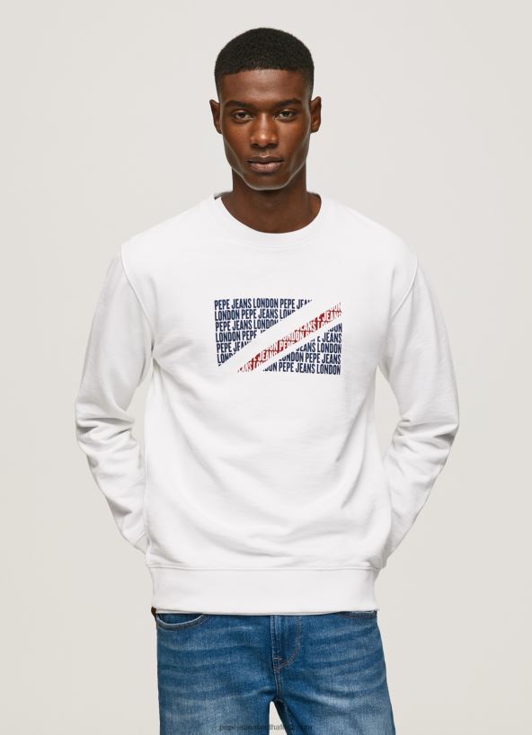 white_flag_logo_jumper_pepe_jeans_l20f2f899_men.jpg White Flag Logo Jumper Pepe Jeans L20F2F899 Men - Image 1
