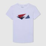 White Flag Logo T-Shirt Pepe Jeans L20F2F1606 Boy