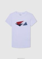 White Flag Logo T-Shirt Pepe Jeans L20F2F1606 Boy