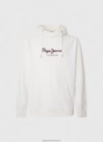 White High Density Logo Jumper Pepe Jeans L20F2F903 Men - Image 5