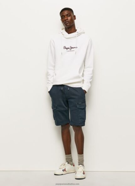 White High Density Logo Jumper Pepe Jeans L20F2F903 Men