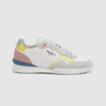 White Holland Mesh Running Sneakers Pepe Jeans L20F2F605 Women