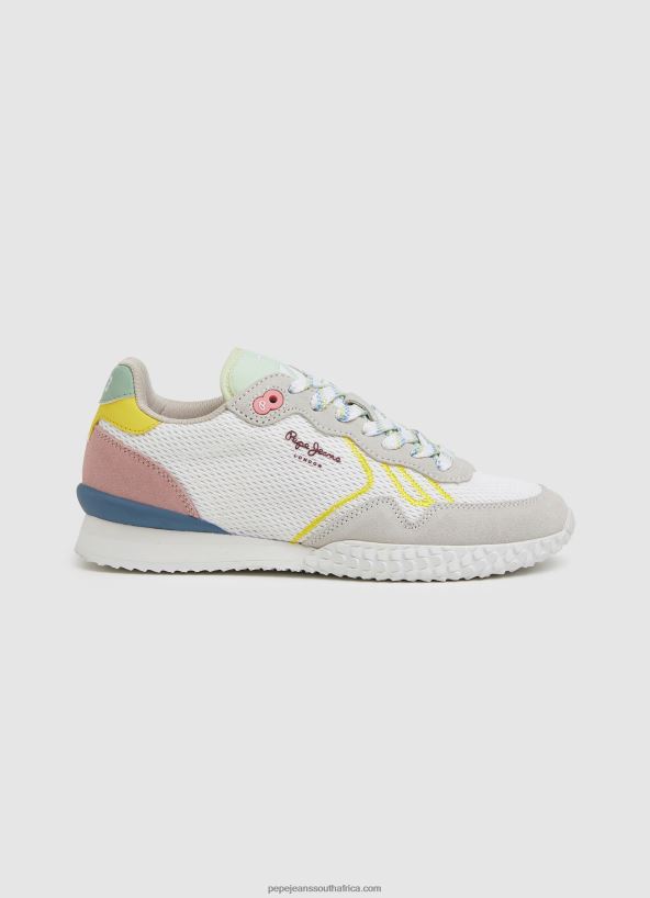 white_holland_mesh_running_sneakers_pepe_jeans_l20f2f605_women.jpg White Holland Mesh Running Sneakers Pepe Jeans L20F2F605 Women - Image 1