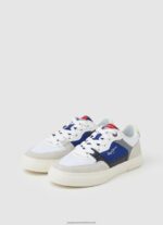 White Kenton Master Leather Sneakers Pepe Jeans L20F2F1526 Boy - Image 3