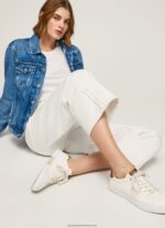 White Kenton Max Classic Sneakers Pepe Jeans L20F2F583 Women