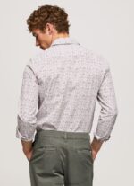 White Lenora Slim Fit Poplin Shirt Pepe Jeans L20F2F1075 Men - Image 4