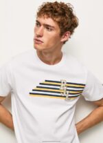 White Letters Logo T-Shirt Pepe Jeans L20F2F977 Men