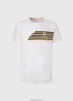 White Letters Logo T-Shirt Pepe Jeans L20F2F977 Men - Image 5