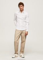 White Limerick Slim Fit Shirt Pepe Jeans L20F2F1024 Men - Image 2