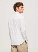 White Limerick Slim Fit Shirt Pepe Jeans L20F2F1024 Men - Image 4