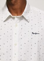 White Lindenberg Short Sleeved Shirt Pepe Jeans L20F2F1063 Men - Image 4