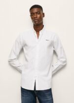 White Lisselton Striped Dobby Shirt Pepe Jeans L20F2F1064 Men