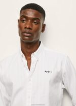 White Lisselton Striped Dobby Shirt Pepe Jeans L20F2F1064 Men - Image 3