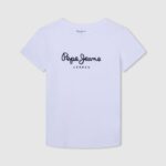 White Logo Basic T-Shirt Pepe Jeans L20F2F1607 Boy
