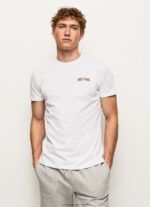White Logo Print T-Shirt Pepe Jeans L20F2F978 Men - Image 3