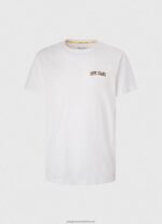 White Logo Print T-Shirt Pepe Jeans L20F2F978 Men - Image 5