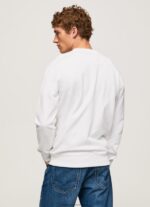 White Logo Printed Sweatshirt Pepe Jeans L20F2F901 Men - Image 4