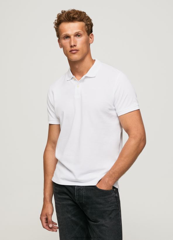 white_logo_t_shirt_pepe_jeans_l20f2f1085_men.jpg White Logo T-Shirt Pepe Jeans L20F2F1085 Men - Image 1
