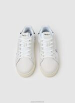 White Milton Mesh Combined Sneakers Pepe Jeans L20F2F612 Women - Image 2