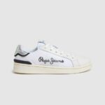 White Milton Mesh Combined Sneakers Pepe Jeans L20F2F612 Women