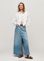 White Openwork Cotton Jacket Pepe Jeans L20F2F142 Women - Image 3