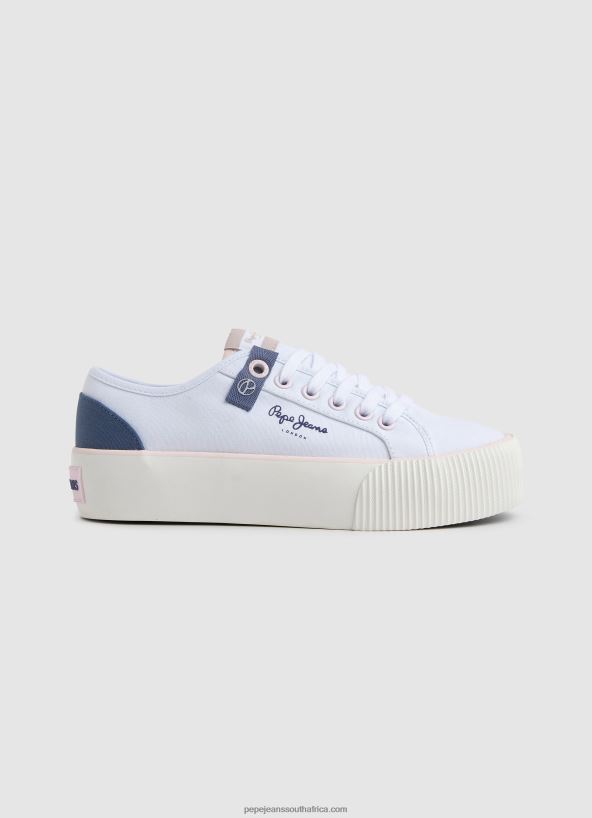 white_ottis_sun_platform_sneakers_pepe_jeans_l20f2f608_women.jpg White Ottis Sun Platform Sneakers Pepe Jeans L20F2F608 Women - Image 1