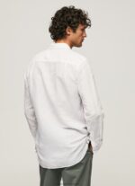 White Parker Long Sleeved Shirt Pepe Jeans L20F2F1073 Men - Image 4