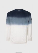 White Perseo Cable Knit Jersey Pepe Jeans L20F2F851 Men - Image 5