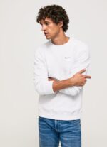 White Photo Print Jumper Pepe Jeans L20F2F867 Men - Image 3