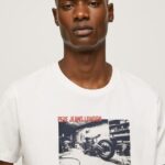 White Photo Print T-Shirt Pepe Jeans L20F2F955 Men